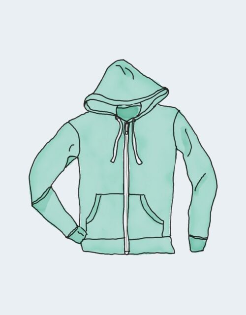 Hoodie With Zipper